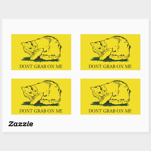 Dont Grab op Me sticker (Vel)