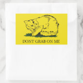 Dont Grab op Me sticker (Tas)