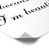 Dont Hate Me Because Im Beautiful  Poster (Hoek)