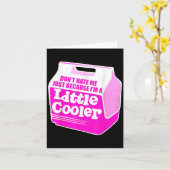 Don't Hate Me Just Because I'm A Little-cooler  Kaart (Gele Bloem)