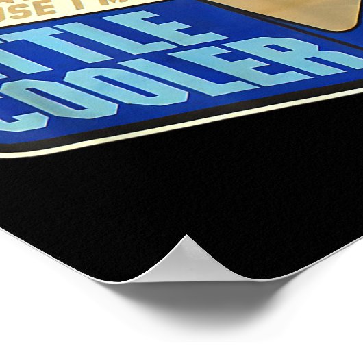 Don't Hate Me Just Because I'm A Little-cooler Poster (Hoek)