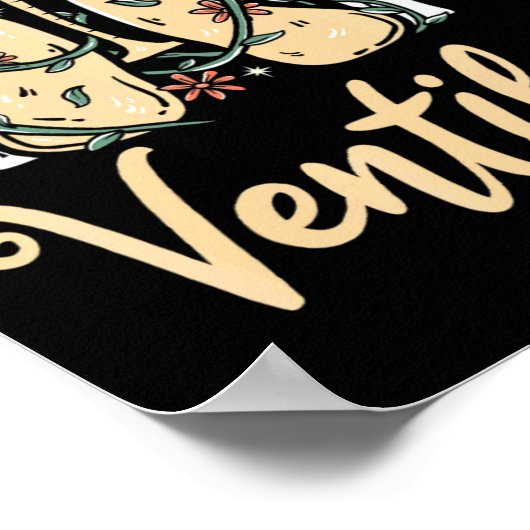 Dont Hate Ventilate Resratory Therast Pulmono _1  Poster (Hoek)