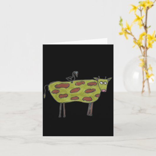 Dont Have A Cow Man  Kaart (Gele Bloem)