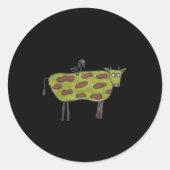 Dont Have A Cow Man  Ronde Sticker (Voorkant)