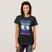 Don't Have Energy Ribbon Rheumatoid Arthritis Awar T-shirt (Voorkant volledig)