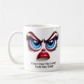 Don't Have The Energy, Fabulous Eyes Funny Face Koffiemok (Links)