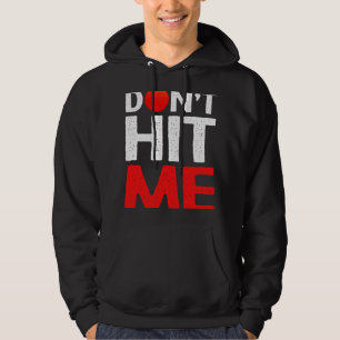 Dont Hit Me Grappige Dodgeball Speler Dodgeball Hoodie