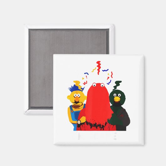 Don't Hug Me I'm Eds Funny Saying Sarcasm  Magneet (Voorkant / Achterkant)