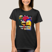 Dont Hug me Im Scared Fun Gezegde Sarcasm T-shirt (Voorkant)