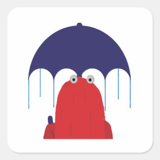 Dont Hug me Im Scared Vierkante Sticker