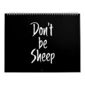 Dont is schaap | Citaten van Humor over schapenhou Kalender (Hoes)