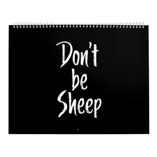Dont is schaap | Citaten van Humor over schapenhou Kalender (Hoes)