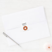 Don't Judge Me It's A Cheat Day Funny Donut Lover Sticker (Envelop)