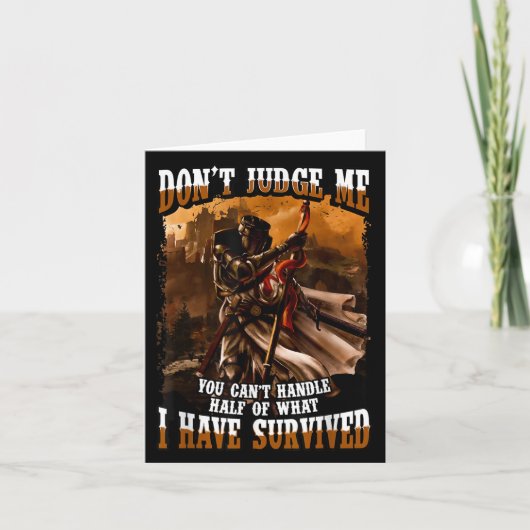 Don't Judge Me You Can't Handle Half Of What I Hav Kaart (Voorkant)