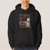Don't Judge My Pitbull And I Won't Judge Your Kids Hoodie (Voorkant)