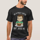 Dont Judge Picky Eater Leuke Jongen Zoon Kind Burg T-shirt (Voorkant)