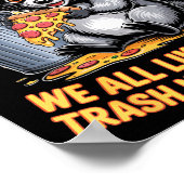 Don't Judge Raccoon Lover Trashed Racoon Animal Ra Poster (Hoek)