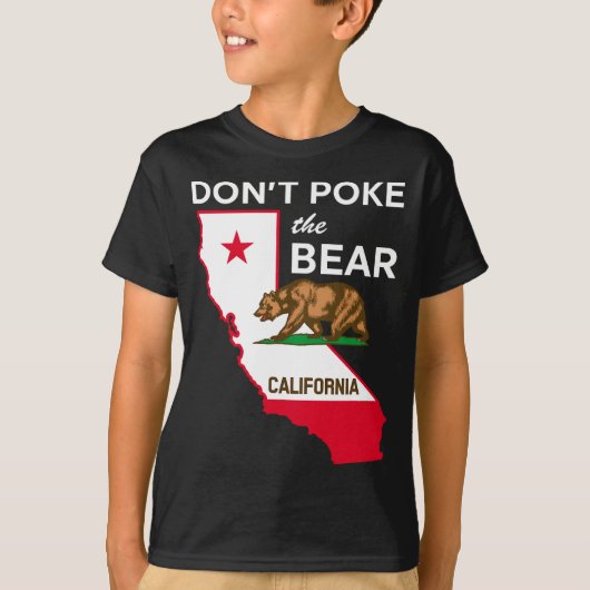 Dont Ke The Bear California Republic Design  T-shirt (Voorkant)