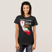 Dont Ke The Bear California Republic Design  T-shirt (Voorkant volledig)
