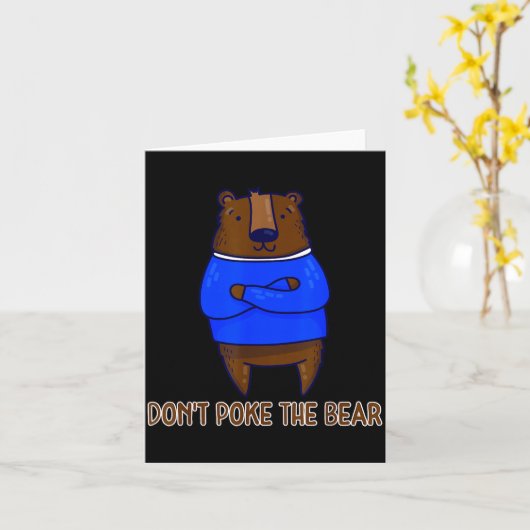 Don't Ke The Bear Gift Kaart (Gele Bloem)