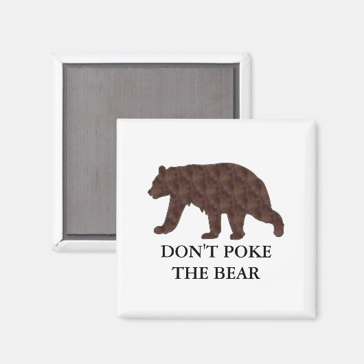 Dont Ke The Bear Magneet (Voorkant / Achterkant)