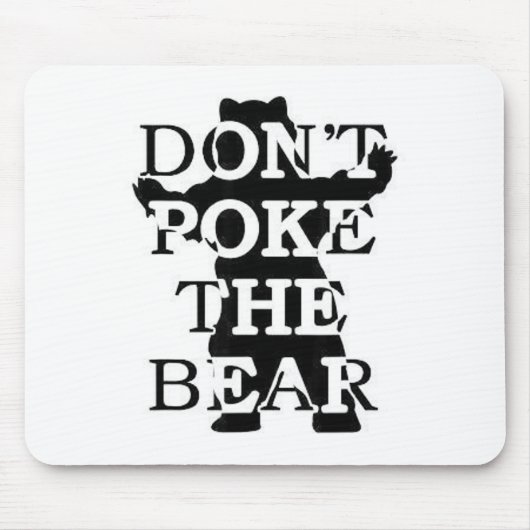 Don't Ke The Bear  Muismat (Voorkant)
