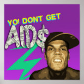 DONT KRIJG AIDS-POSTER POSTER (Voorkant)