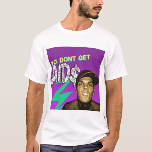 DONT KRIJGT AIDS T-SHIRT (Voorkant)