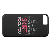 Dont laat je schouderwol je meisjes lacrosse doen Case-Mate iPhone case (Achterkant (Horizontaal))