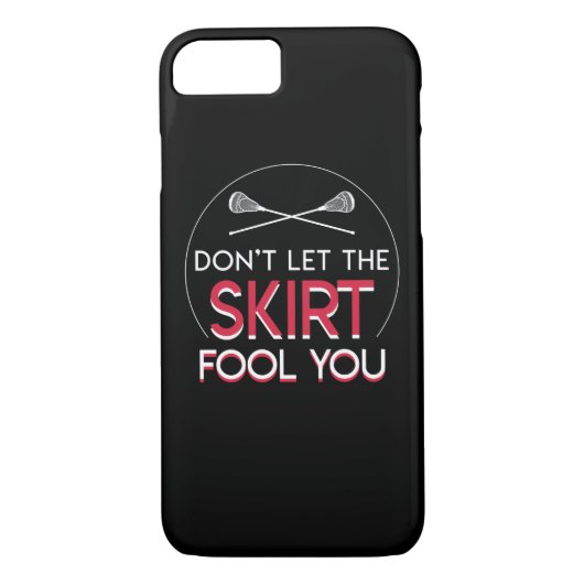 Dont laat je schouderwol je meisjes lacrosse doen Case-Mate iPhone case (Achterkant)