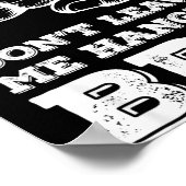 Dont Leave Me Hanging Bro - Fist Bump Poster (Hoek)