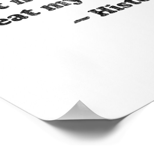 Dont Let Me Repeat Myself History 1 _1  Poster (Hoek)