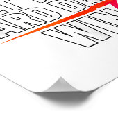 Don't Let The Hard Days Win Motivational For Resil Poster (Hoek)