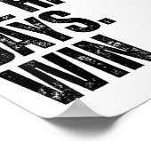 Don't Let The Hard Days Win Motivational Tee  Poster (Hoek)