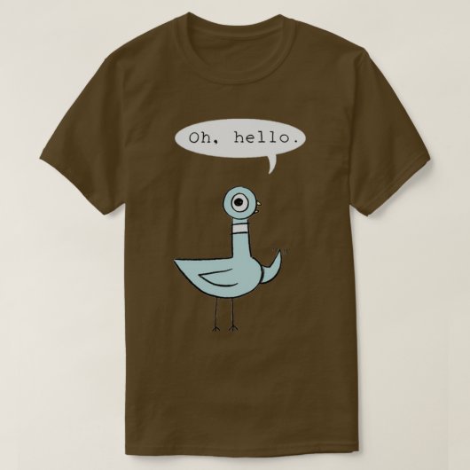 Dont Let the Pigeon Drive the Bus 1 T-shirt (Design voorkant)