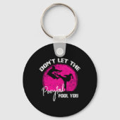 Dont Let The Ponytail Fool You Funny Karate Gift Sleutelhanger (Voorkant)