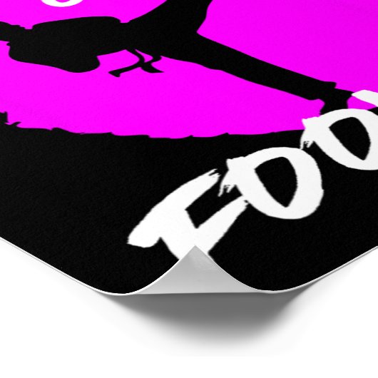 Dont Let The Ponytail Fool You I Funny Karate Poster (Hoek)