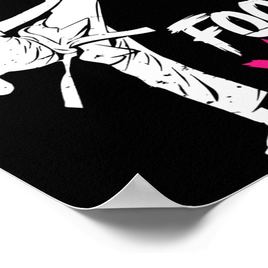 Don't Let The Ponytail Fool You Karate Funny Karat Poster (Hoek)