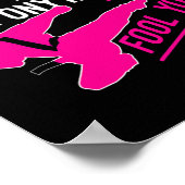 Don't Let The Ponytail Fool You Karate Girl Funny  Poster (Hoek)