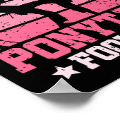 Don't Let The Ponytail Fool You Martial Art Karate Poster (Hoek)