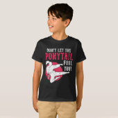 Dont Let The Ponytail Fool You Martial Arts Girl - T-shirt (Voorkant volledig)