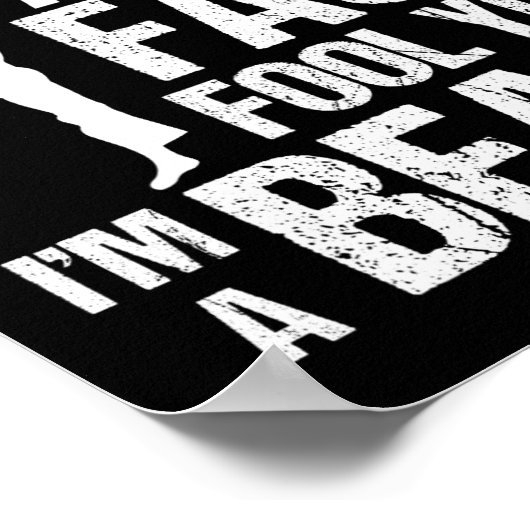 Dont Let The Pretty Face Fool You Karate Taekwondo Poster (Hoek)