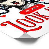 Don't Look At Me Medusa Snake Woman Funny Quote Gi Poster (Hoek)