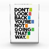 Don't look back fotoblokken (Voorkant)