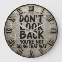 Don't Look Back Inspirational  Motivational Succes