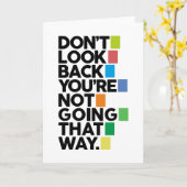 Don't look back kaart (Gele Bloem)