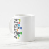 Don't look back koffiemok (Voorkant links)