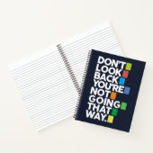 Don't look back notitieboek (Binnen)