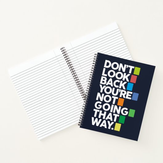 Don't look back notitieboek (Binnen)