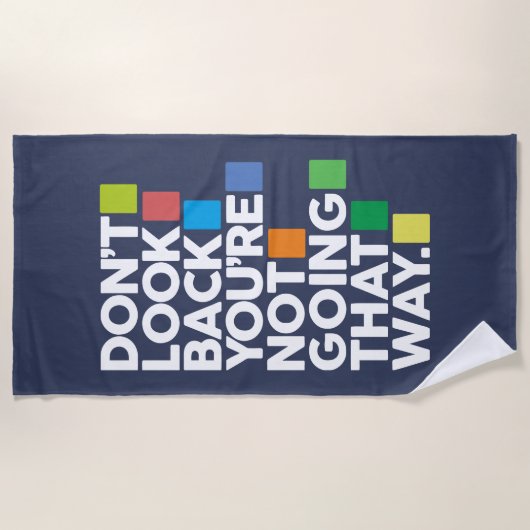 Don't look back strandlaken (Voorkant)